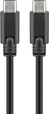 Kabel Usb 3.1 C->C S/S 3,0m   Goobay Usb Typ-C Auf Typ-C          Negro