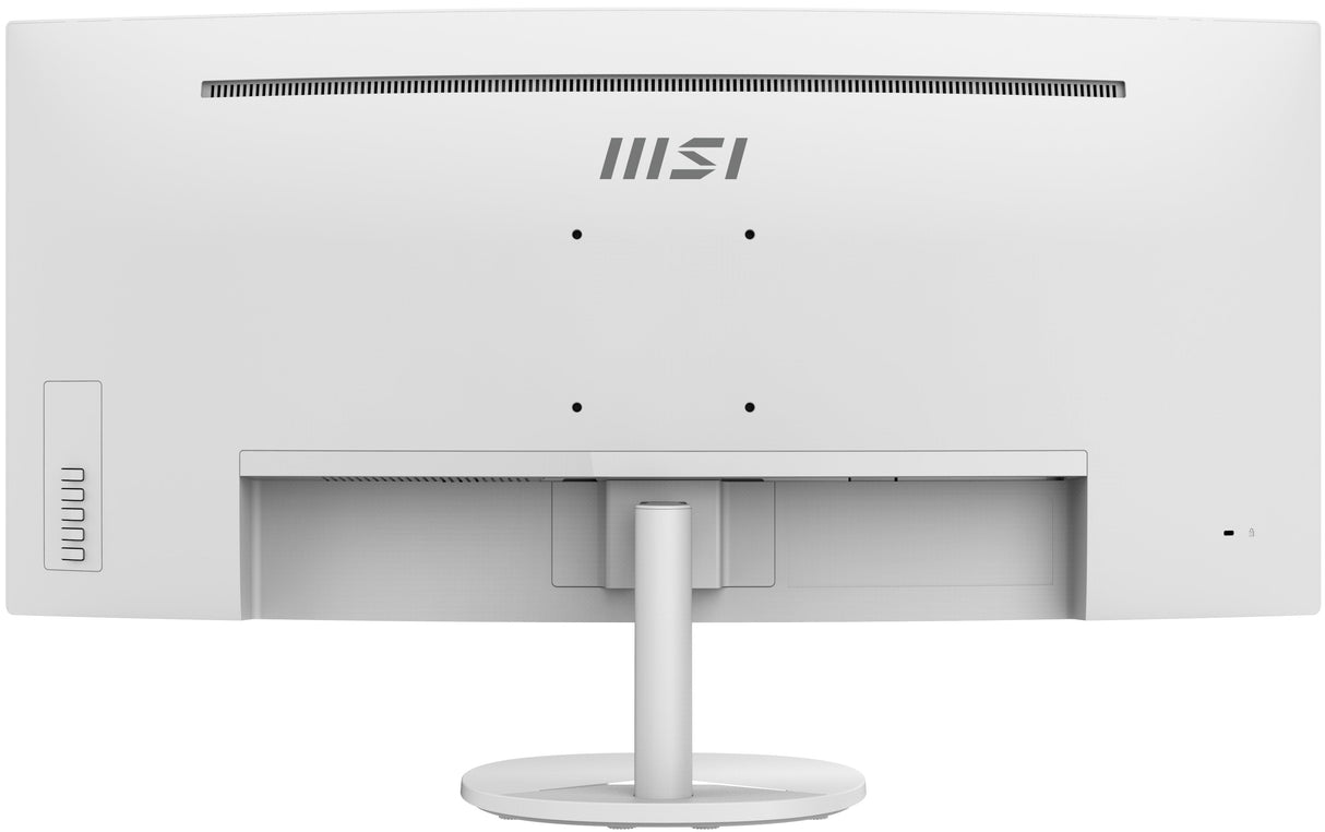 Monitor Msi Pro Mp341cqwde Led  34 " Blanco, Wqhd, Va, Curvo, Panel 100hz 9s6-3pb2ct-010