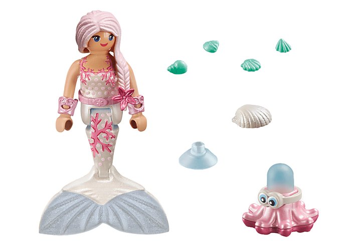 Playmobil 71477 Specialplus Meerjungfrau Mit Spritzkrake, Juguete De Construcción 71477