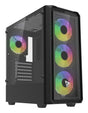 EAN 5905106070276 - Savio Noctis Glass RGB Cubo Negro imagen 1