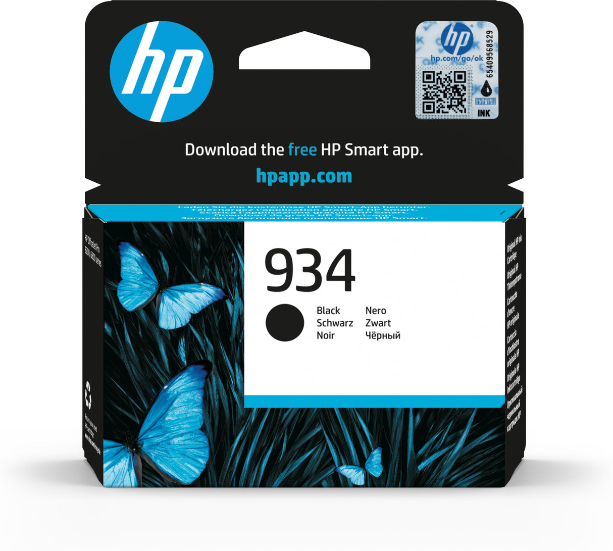 EAN 0888182034507 - HP 934 Black Original Ink Cartridge cartucho de tinta 1 pieza(s) Rendimiento estándar imagen 1
