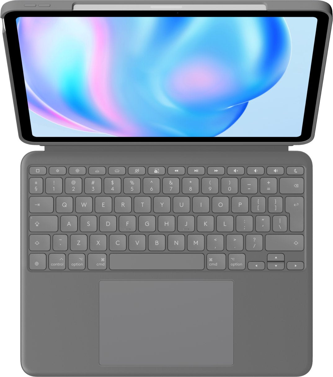 Etui Z Klawiatura Combo Touch Ipad Air 13 M2 Us Oxford Szary