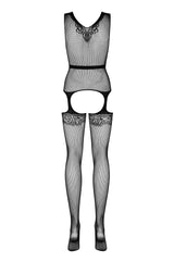 EAN 5901688211090 - Obsessive F217 XL/XXL pantis y media Negro, Transparente imagen 1