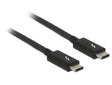 EAN 4043619848454 - DeLOCK 84845 cable Thunderbolt 1 m 20 Gbit/s Negro imagen 1