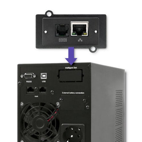 EAN 5901878530420 - Qoltec 53042 sistema de alimentación ininterrumpida (UPS) Doble conversión (en línea) 1 kVA 800 W 2 salid imagen 6