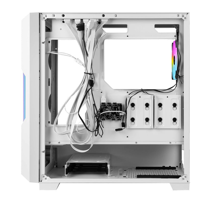 Azza Guardian 520wg Gaming Miditower Weiss Rgb Glassgitter Retail