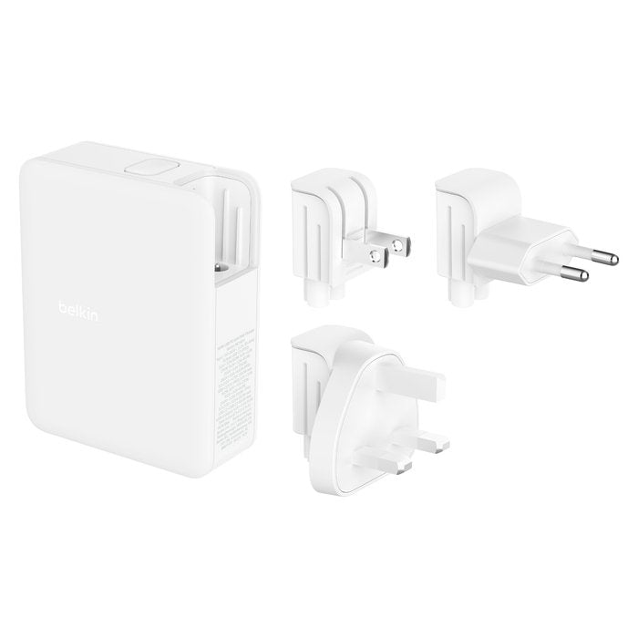 Belkin Cargador 140w 4-Port Gan, 3xusb-C 1xusb-A  Wch014btwh