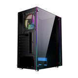 Caja Pc Gembird Fornax 2500 Atx - Argb Backlight Black