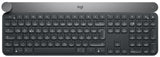 Teclado Alemán Logitech Craft Advanced Keyboard With Creative Input Dial Rf Wireless + Bluetooth Qwertz Negro