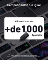 Cargador Pared Anker 737 Prime 120w 1a/2c Negro