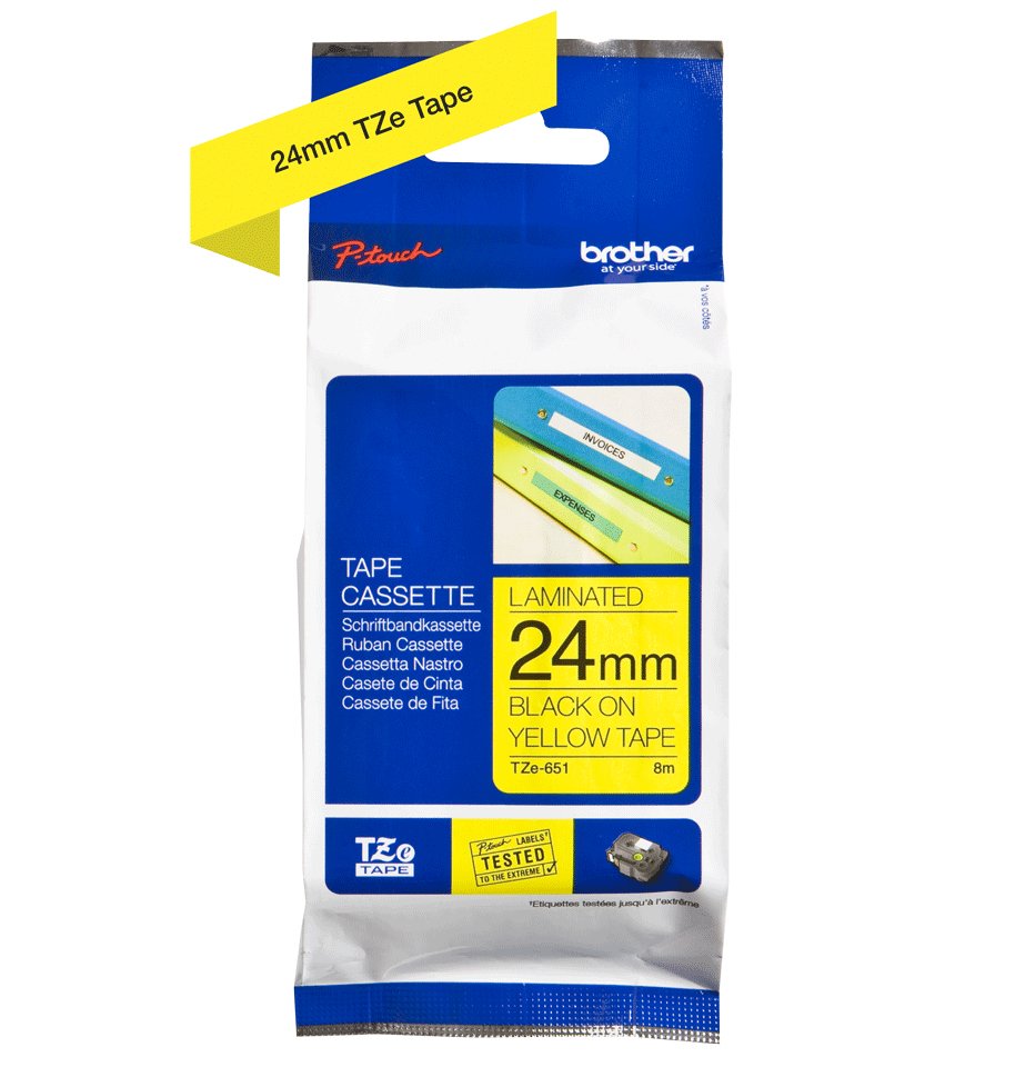 EAN 0012502625964 - Brother TZE-651 cinta para impresora de etiquetas imagen 2