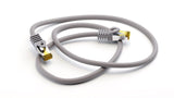 Patch-Kabel Rj45  7,5m Grau    S/Ftp M. Cat7 Rohkabel, 2xrj45, Lszh, Cu