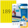 EAN 4008705042437 - HERMA 4243 etiqueta de impresora Amarillo Etiqueta para impresora autoadhesiva imagen 1