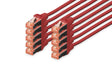 EAN 4016032441564 - Digitus DK-1644-005-R-10 cable de red Rojo 0,5 m Cat6 S/FTP (S-STP) imagen 1