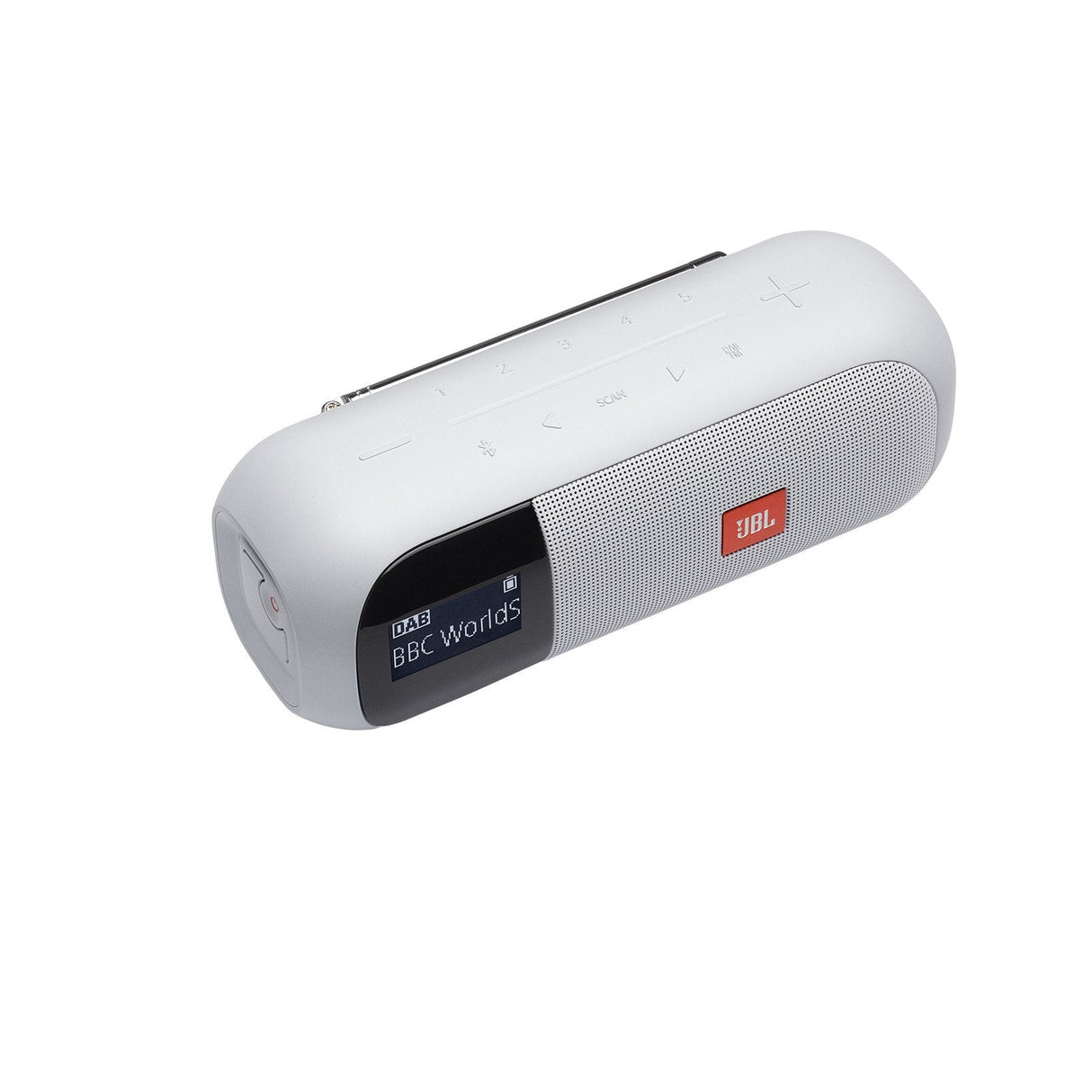 Jbl Tuner 2 Radiorekorder In Blanco ? Tragbarer Bluetooth Lautsprecher