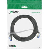 Cable De Red Inline, Cat.6a, S/Ftp, Pe Exterior, Negro, 1,5 M