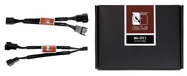 Noctua Na-Syc1 - Juego De 2 Adaptadores En Y Para Ventiladores De 4 Pines
