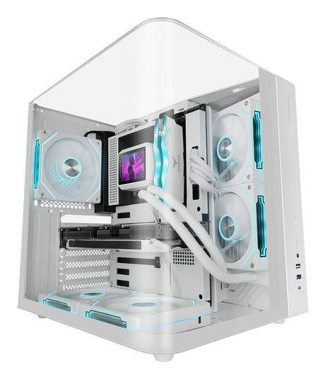 EAN 8435693113416 - Mars Gaming MC-INFINIOLITEW Midi Tower Blanco imagen 1