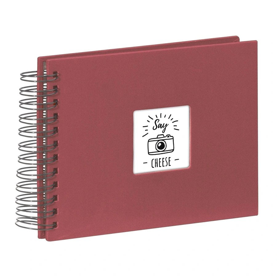 Hama  Fine Art  Spiral Bordeaux 24x17 50 Black Pages 90154