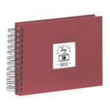 Hama  Fine Art  Spiral Bordeaux 24x17 50 Black Pages 90154