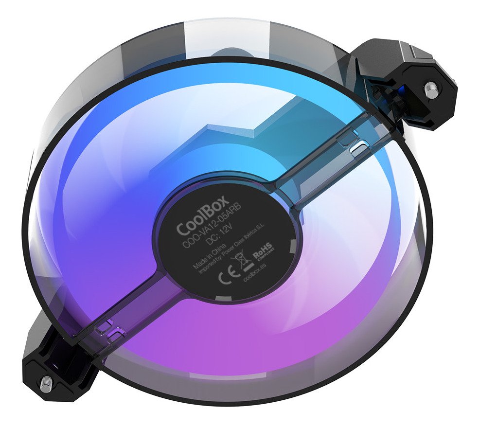 Coolbox Ventilador Aux 12cm Argb Reversible