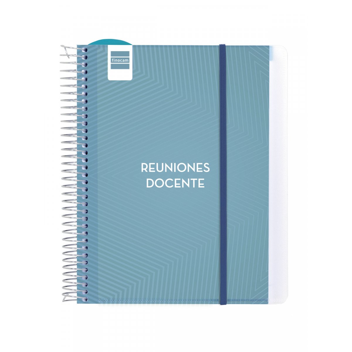 Finocam Libreta De Reuniones Docente 1/4 Espiral T/Polipropileno Español