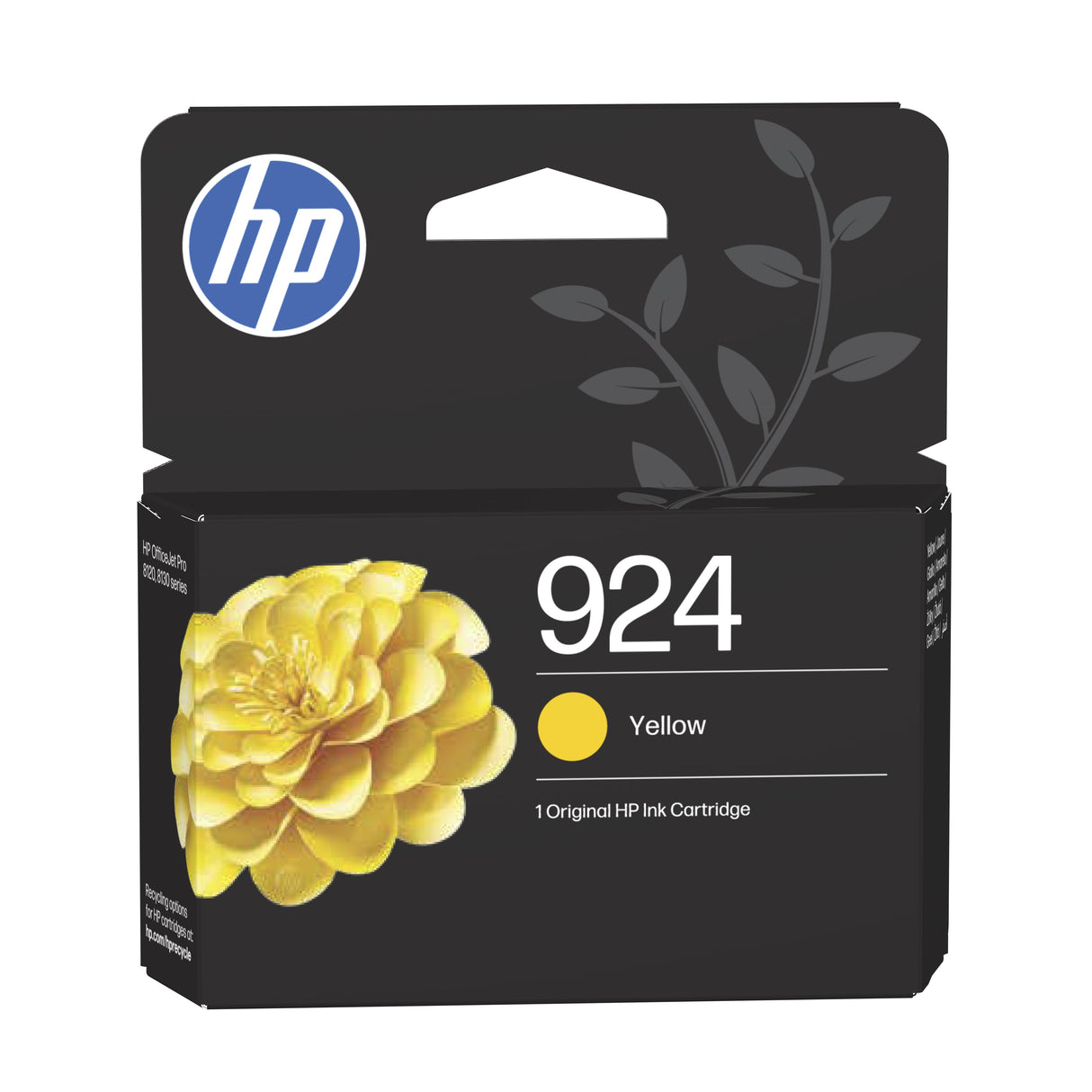 EAN 0199764687357 - HP 924 Yellow Original Ink Cartridge cartucho de tinta 1 pieza(s) Rendimiento estándar imagen 1