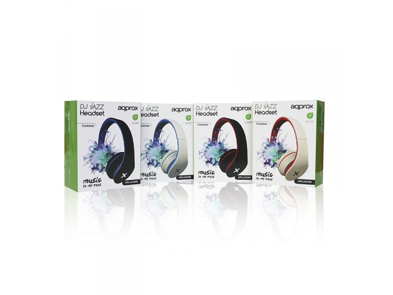 Approx Auriculares Stereo Urban Jazz Appdjjazz Color Negro/Azul