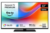 109,2cm 43" (3840x2160) Panasonic Tv-43w85b 16:9 4k Qled 120hz Fire Tv Hdr Dolby Atmos