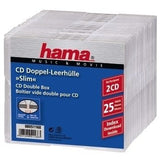 Funda Para Discos Para Cd 2 Discos Transparente  25 Estuches