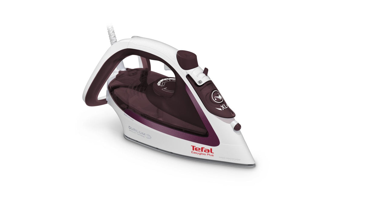 Plancha  Tefal Easygliss Plus Fv 5714 De Vapor Blanco/Morado Fv 5714