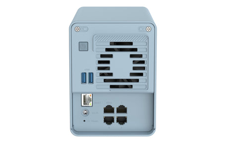 EAN 4713213518243 - QNAP QMiroPlus-201W NAS Escritorio Intel® Celeron® J4125 4 GB DDR4 0 TB QNAP Turbo System Azul imagen 5