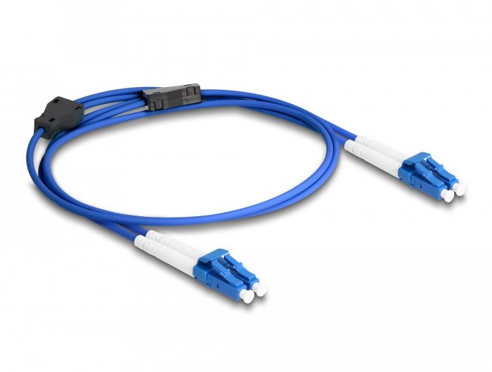 Delock Lwl Cable Mit Metallarmierung Lc Duplex Zu Lc Duplex Singlemode Os2 1 M
