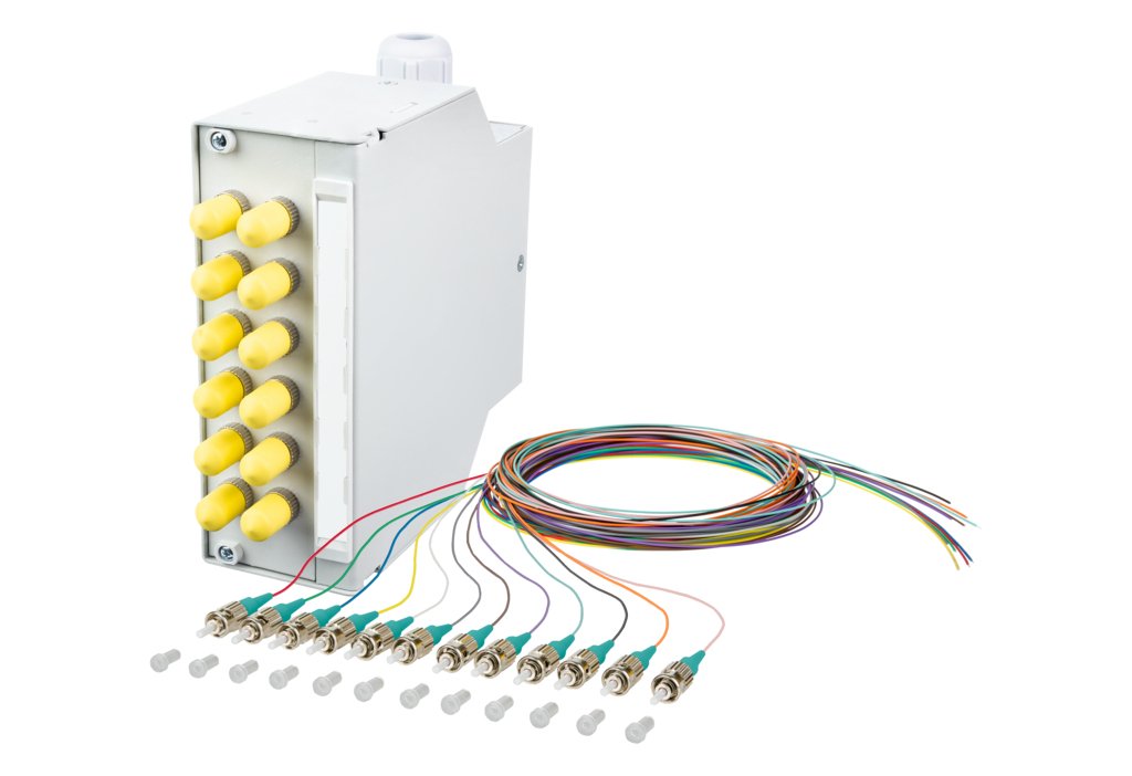 EAN 4251394638553 - METZ CONNECT 15024A501120E estructura y panel de distribución de fibra óptica imagen 1