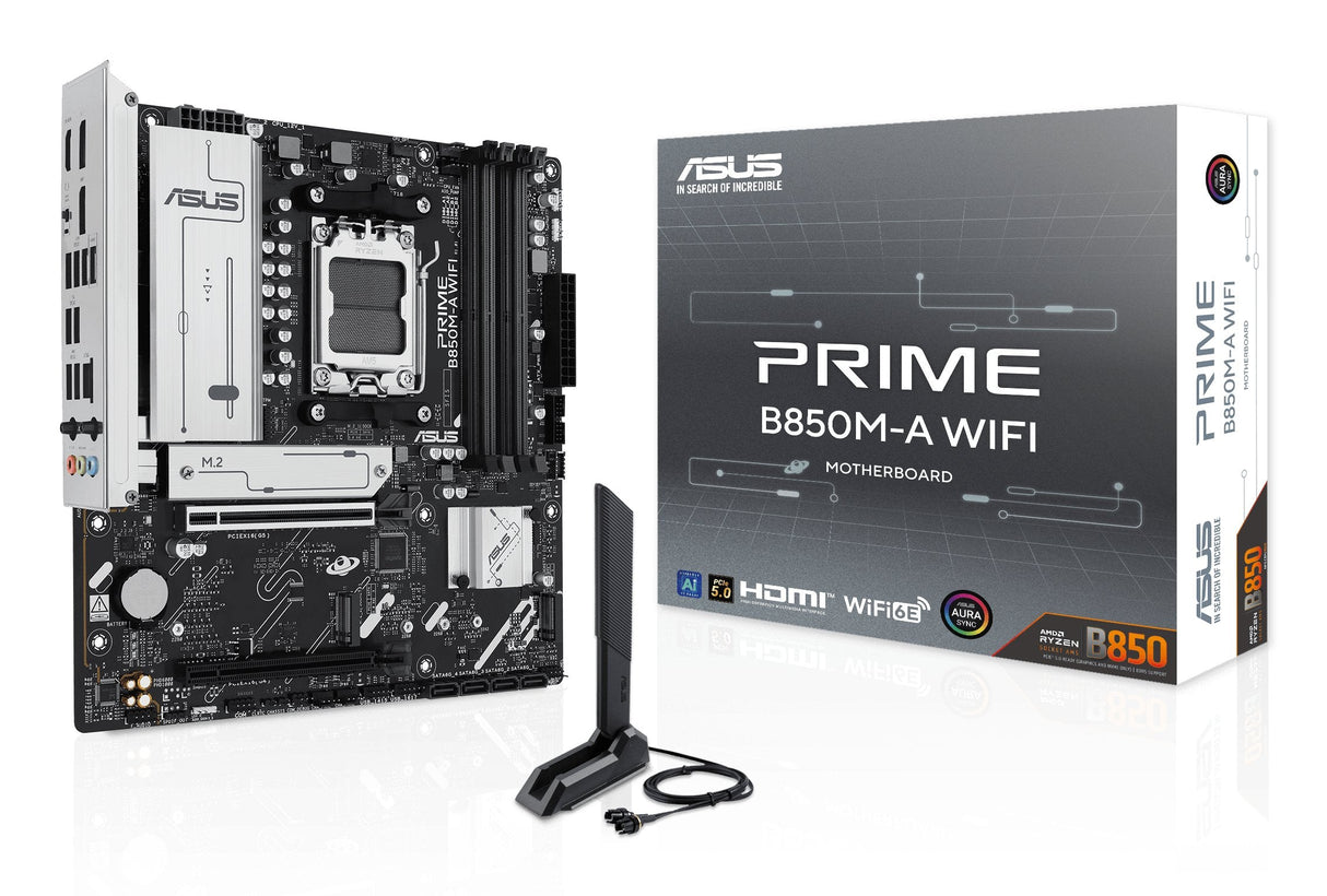 EAN 4711636051125 - ASUS PRIME B850M-A WIFI AMD B850 Zócalo AM5 micro ATX imagen 1