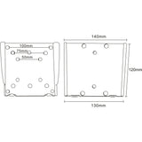 Soporte De Pared Inline Para Tft 33-69 Cm 13 - 27" Máx. 30 Kg