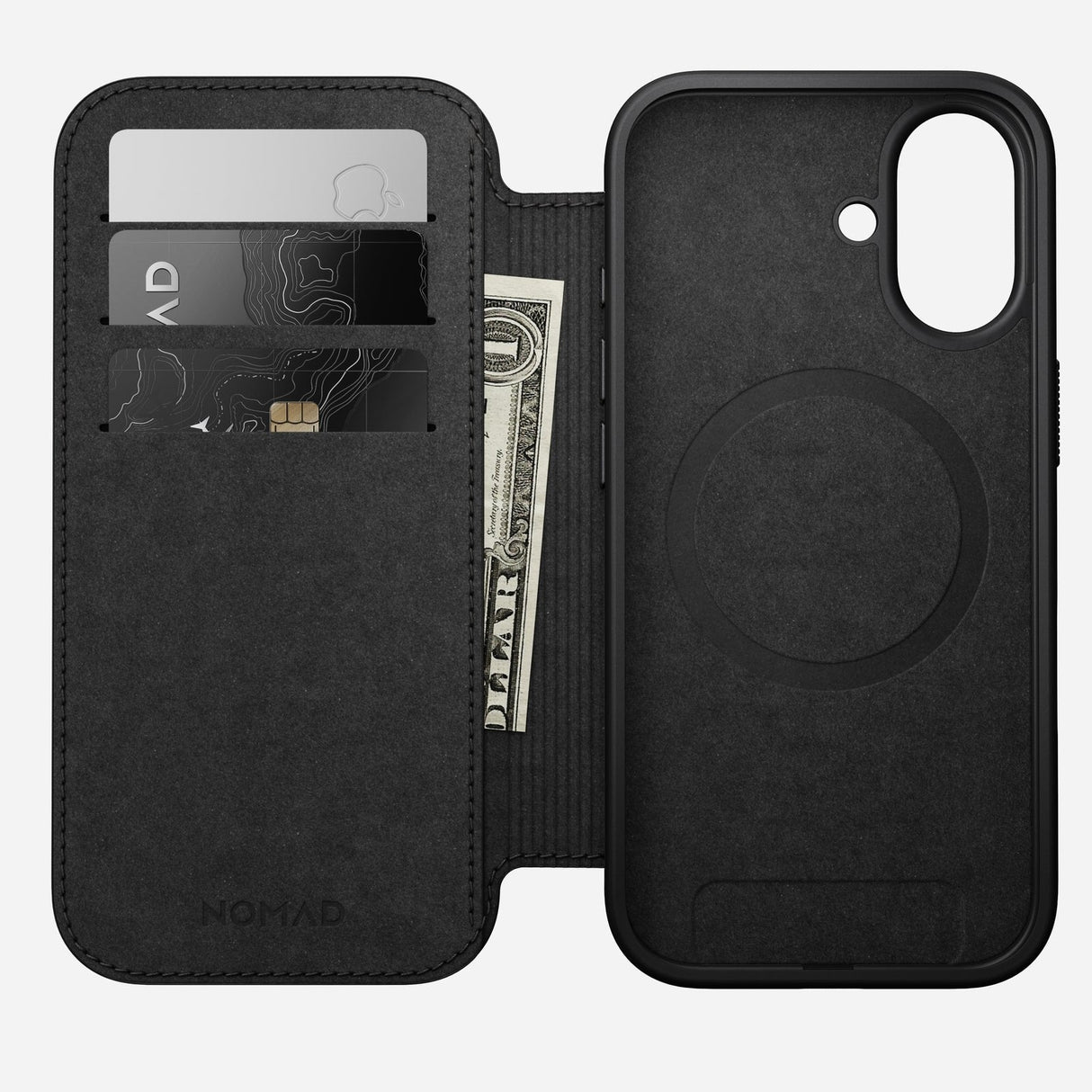Nomad Modern Leather Folio Iphone 17 Brown