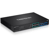 Trendnet Tpe-3012ls Switch Gestionado Gigabit Ethernet (10/100/1000) Negro 1u Energía Sobre Ethernet (Poe)