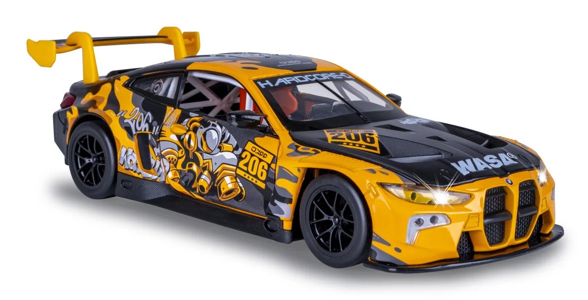 Jamara Bmw M4 Gt3 1:24 Amarillo 3+