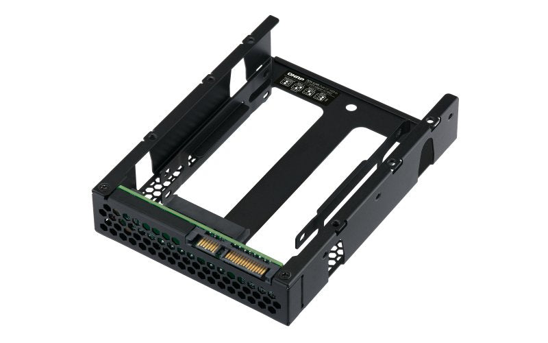 Qnap Qda-A2ar Caja Para Disco Duro Externo Carcasa De Disco Duro/Ssd Negro 2.5", Bastidor De Instalación Negro, Carcasa De Disco Duro/Ssd, 2.5", Serial Ata Iii, 6 Gbit/S, Negro