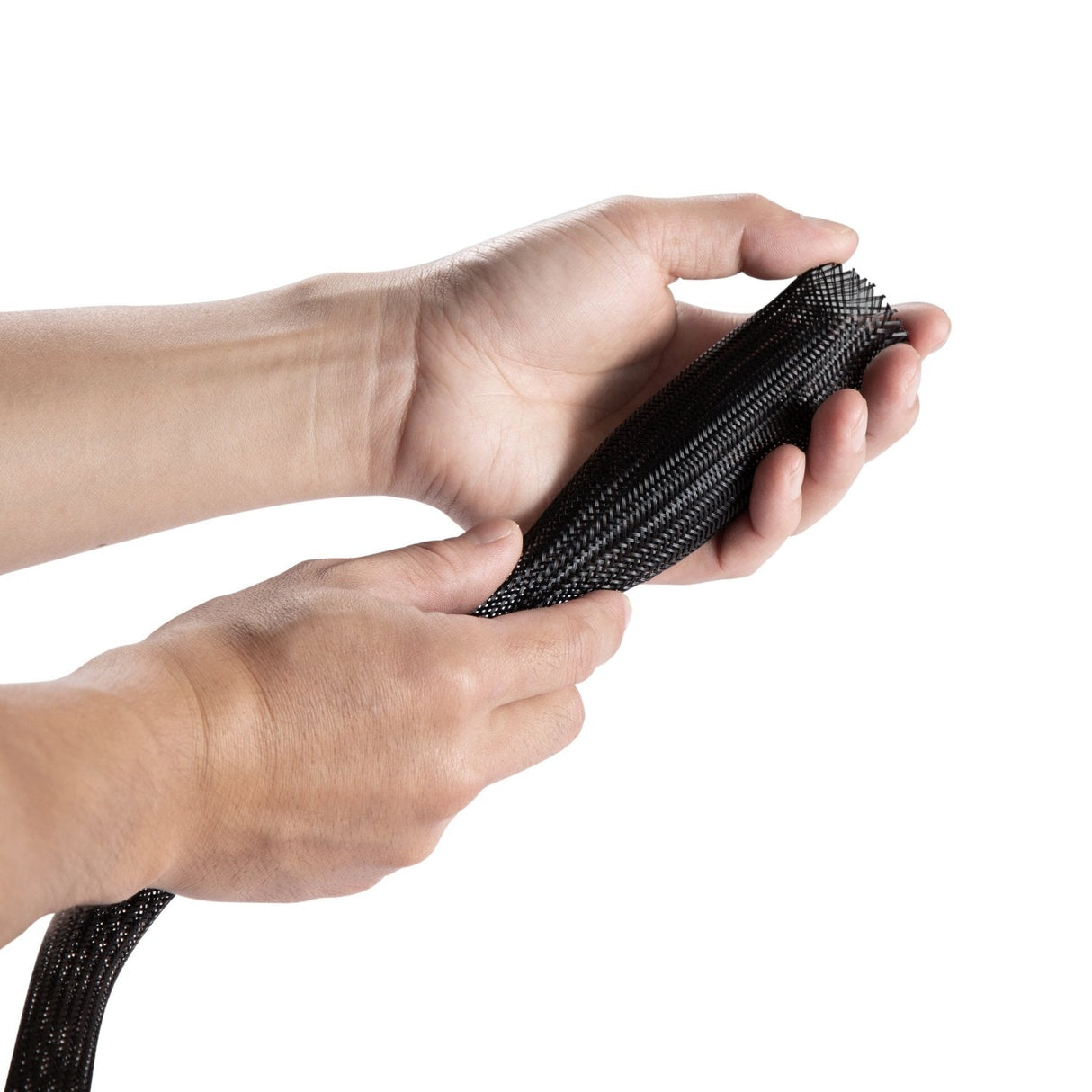 Aisens Organizador De Cable Poliester 20mm - 1m - Negro