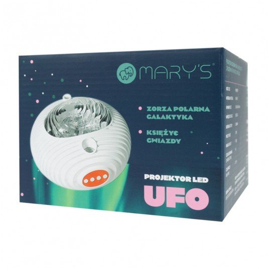 Proyector Recargable Ufo Galaxy Rgbw Con Control Remoto