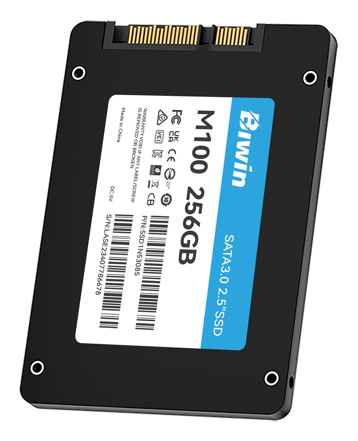 EAN 0887184025292 - Biwin M100 256 GB 2.5" Serial ATA III imagen 6