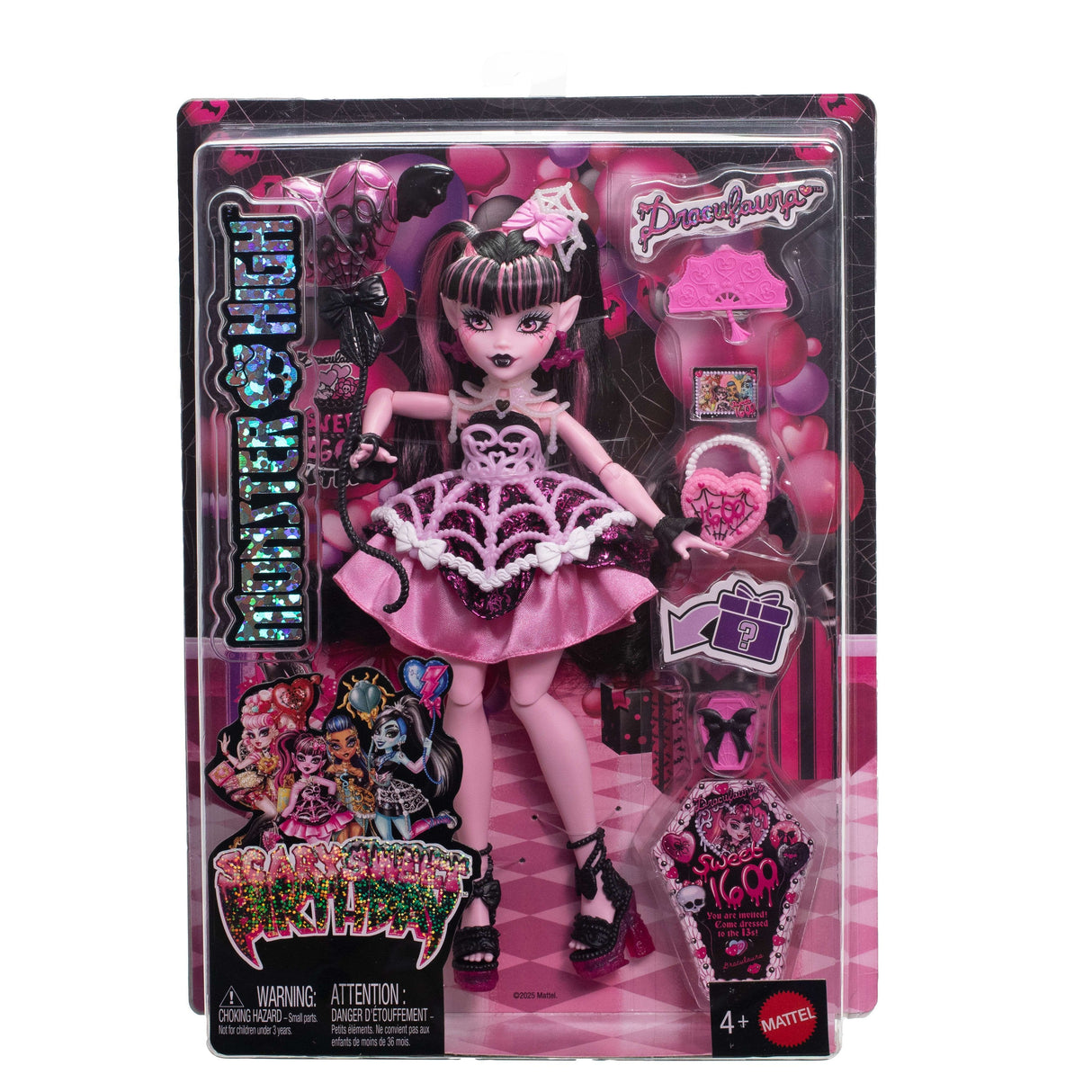 Muñeca Draculaura Scary Sweet Birthday 1600 Monster High