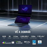 Portátil Asus Rog Zephyrus Duo Gx651ax 2x16" Ultra 9 386h 6