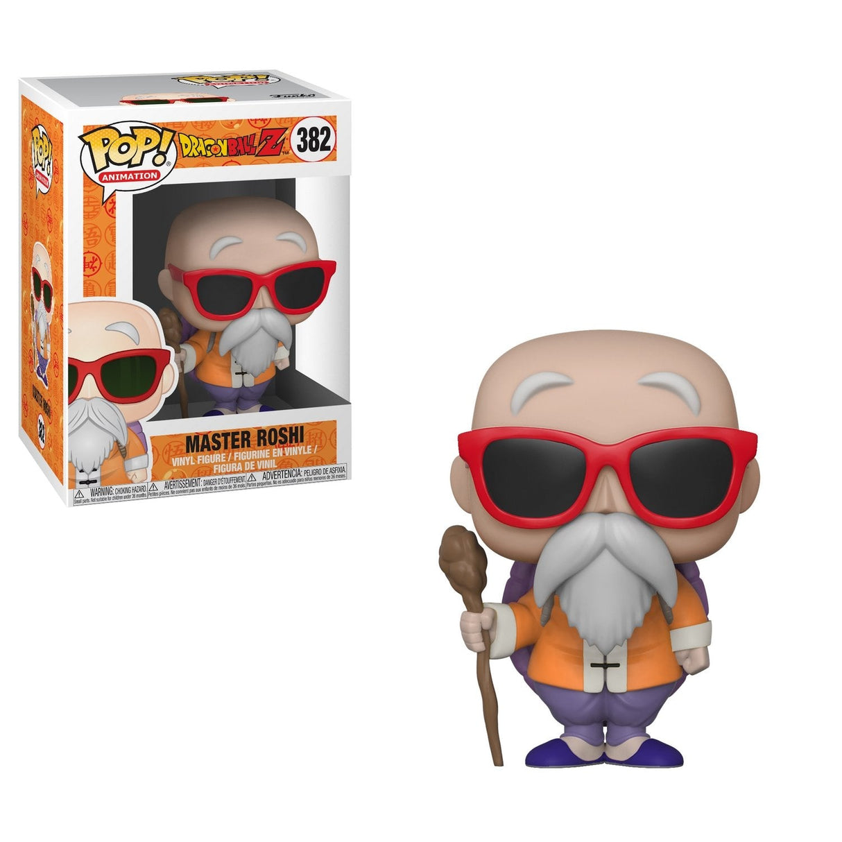 Funko Pop Master Roshi 382 - Dragon Ball Z - 889698322607