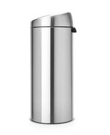 Brabantia Touch Bin, 30l Alrededor Plástico, Acero Inoxidable