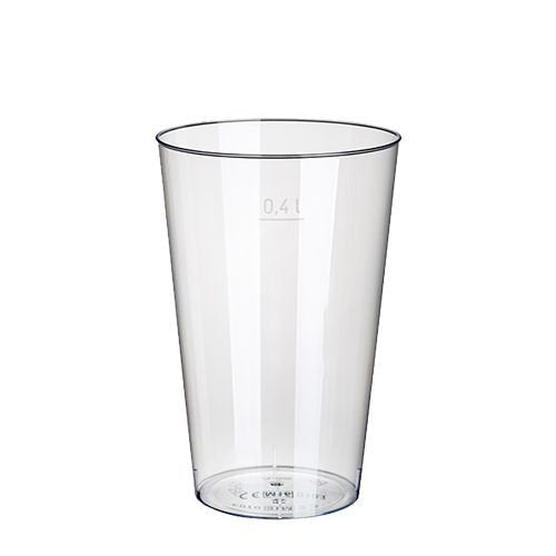 Starpak Einweg-Trinkbecher 9 Cm 0,4 L Transparente Como El Cristal