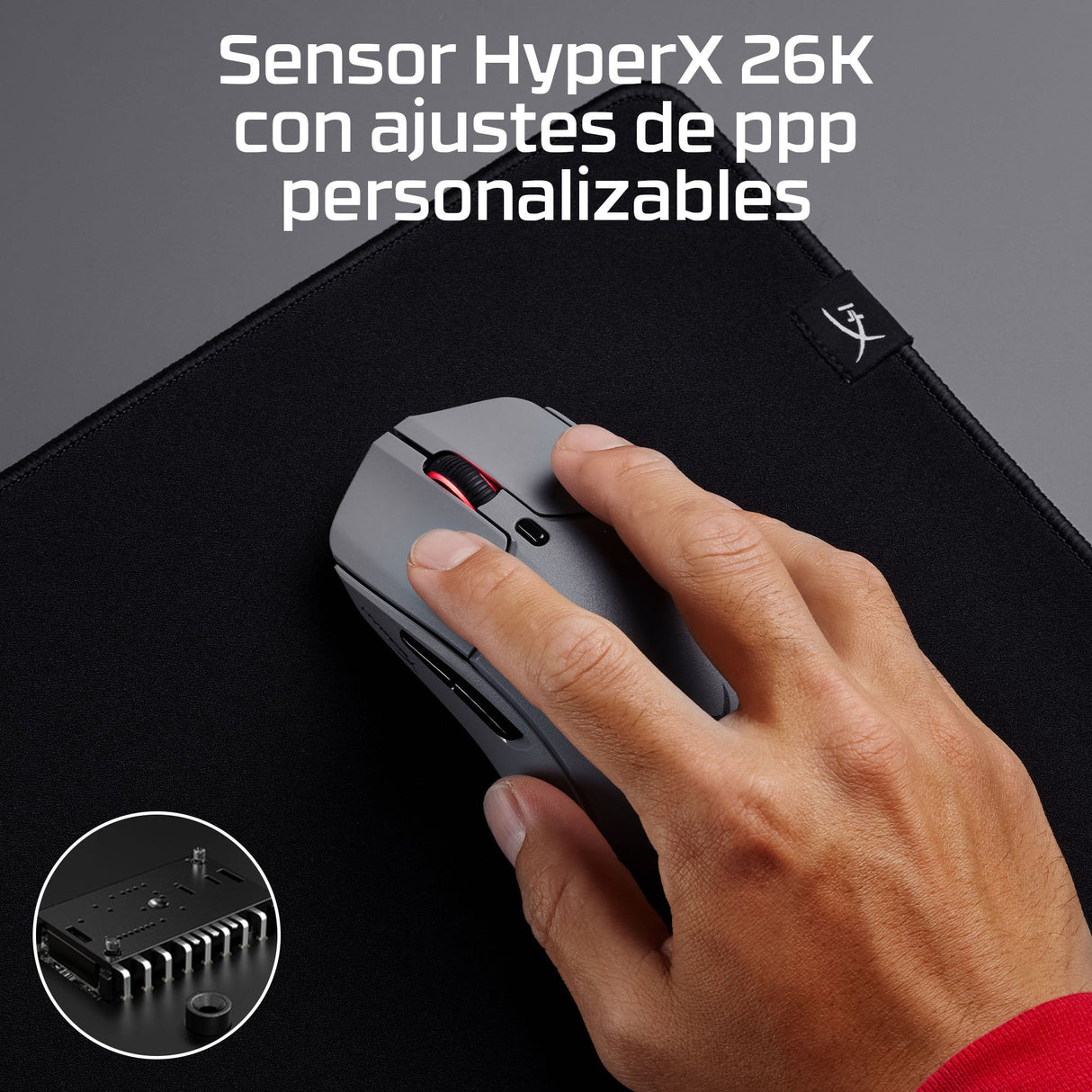 EAN 0198122802432 - HyperX Pulsefire Haste 2 Pro 4k Wireless Gaming Mouse ratón Juego Ambidextro Bluetooth + USB Type-C Óptic imagen 5
