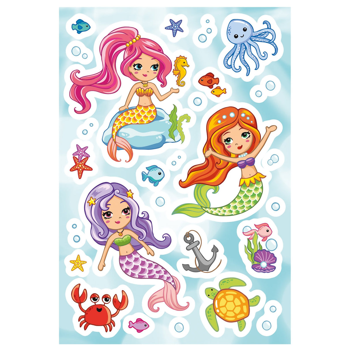 Herma Pegatinas Magic Little Mermaid Trans Artémio 1 Hojas/27 Pegatinas